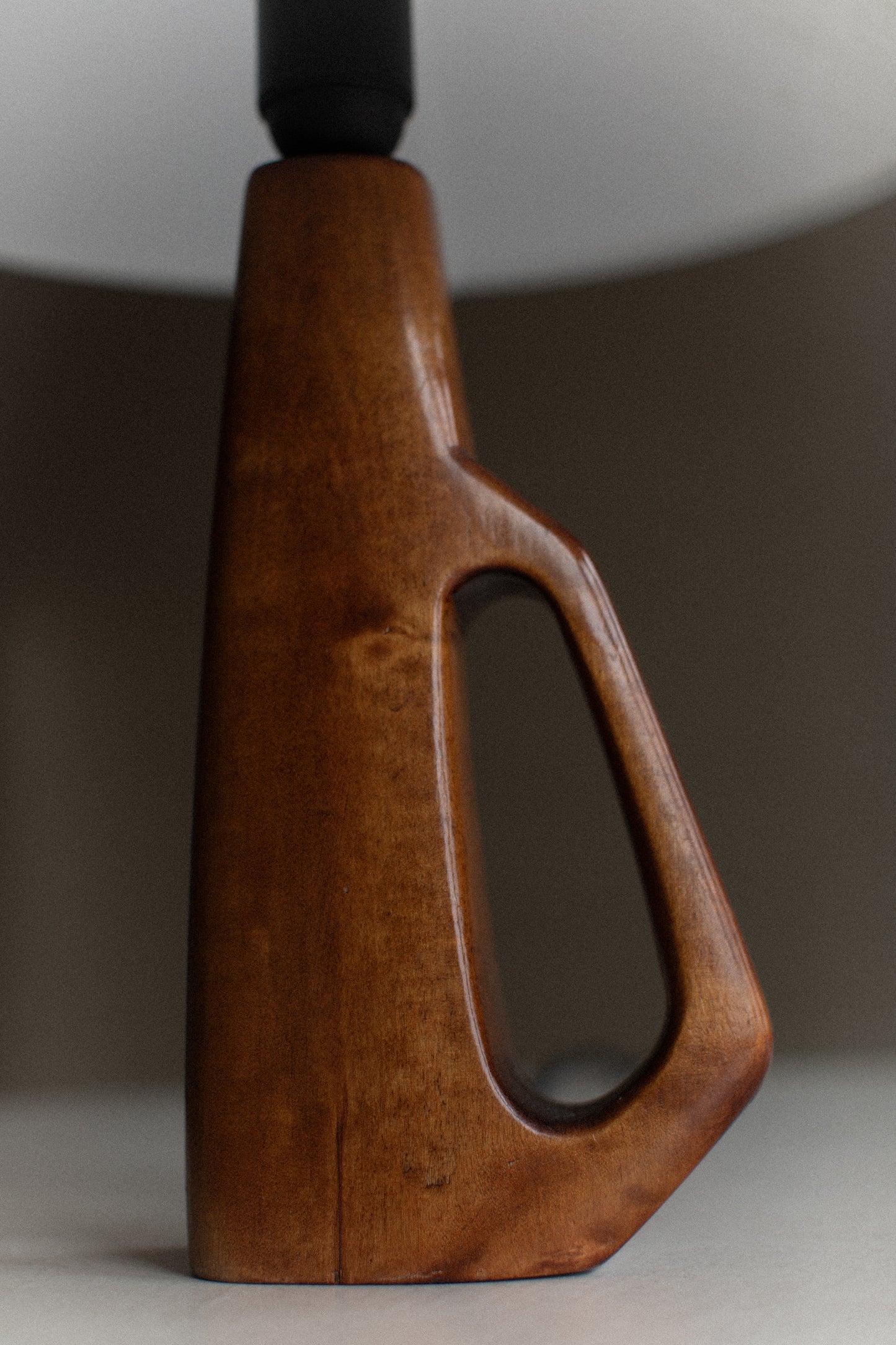 1960's Wooden Lamp