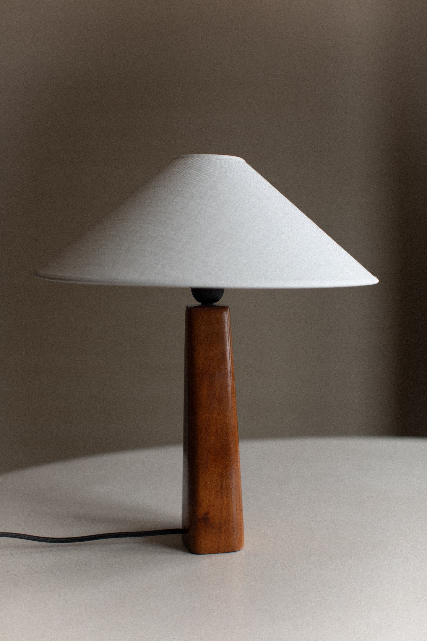 1960's Wooden Lamp