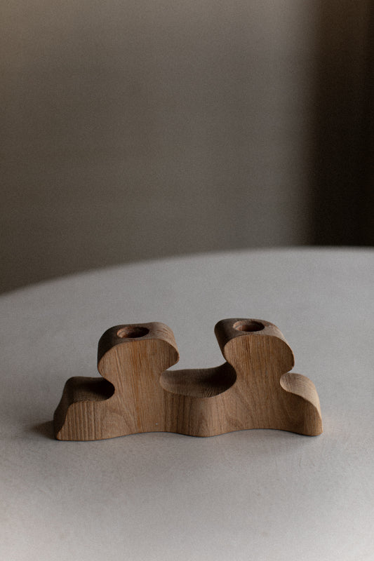 Wooden Candleholder