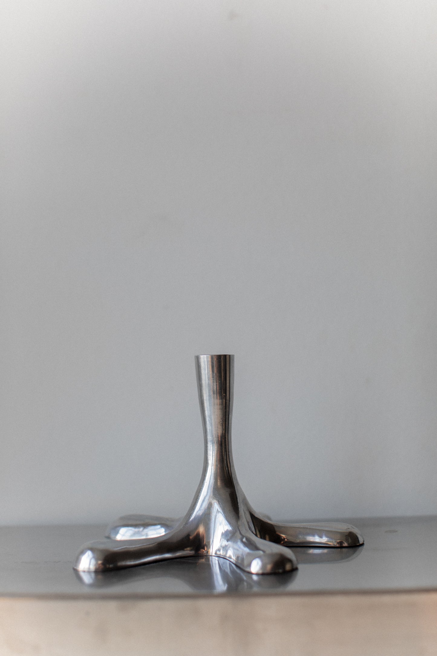 Chrome Candleholder