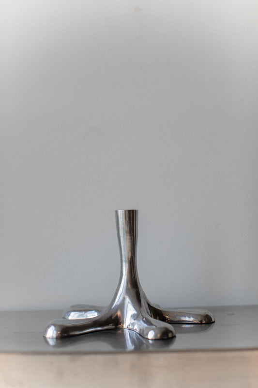 Chrome Candleholder