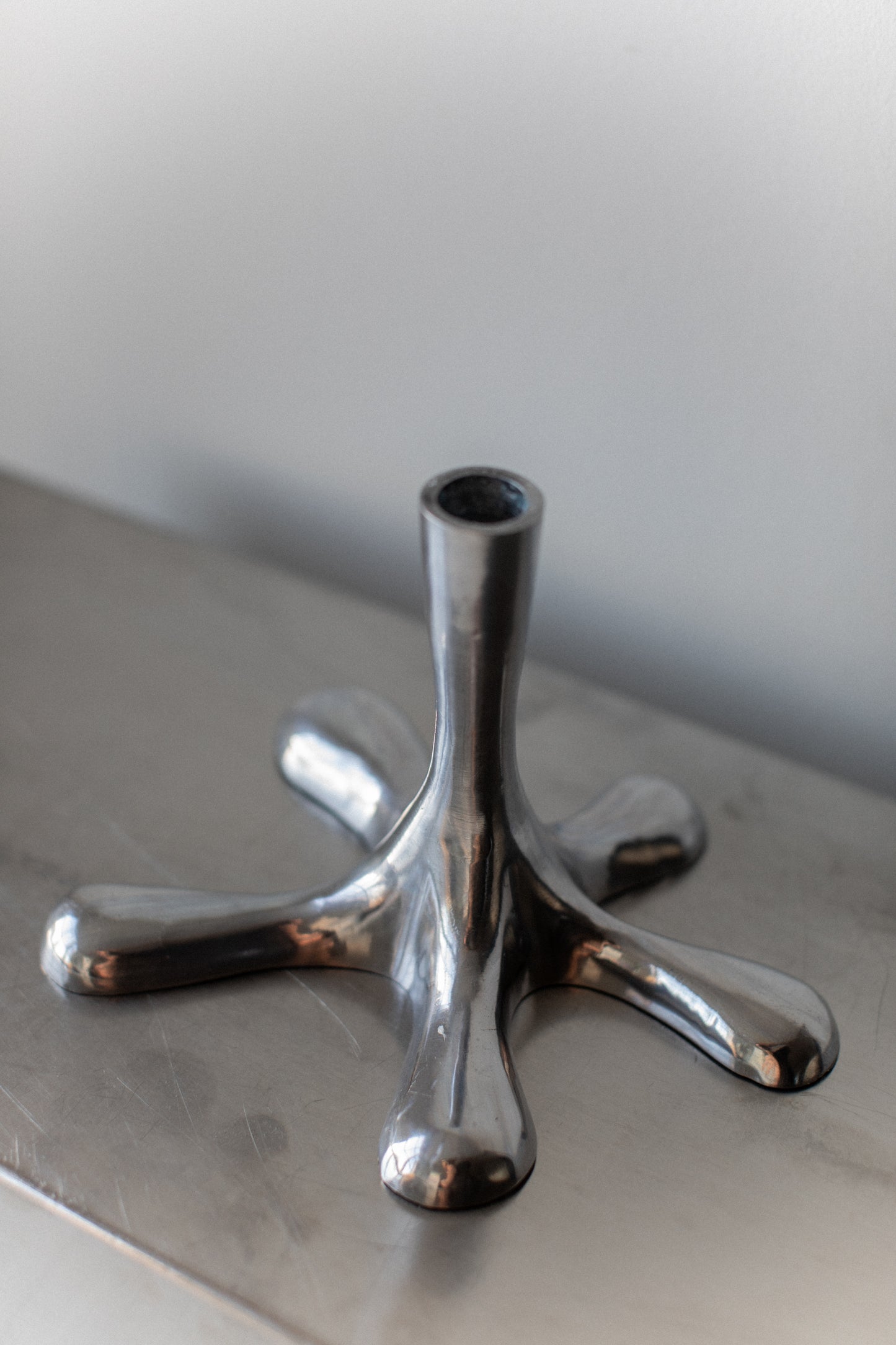 Chrome Candleholder