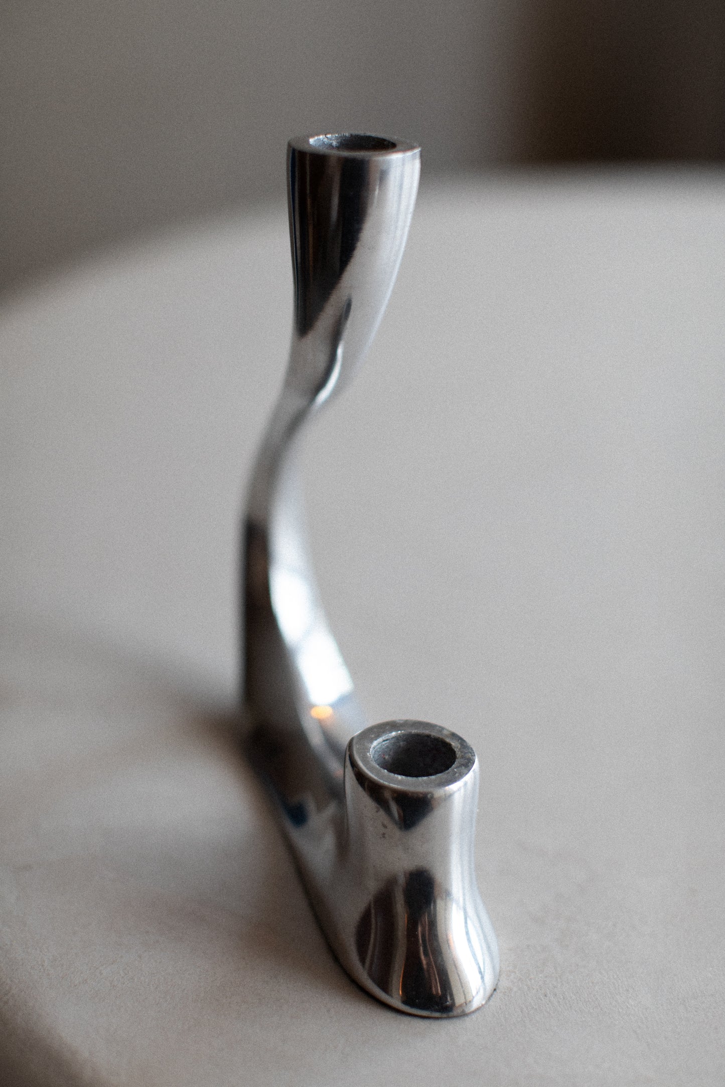 Chrome Candleholder