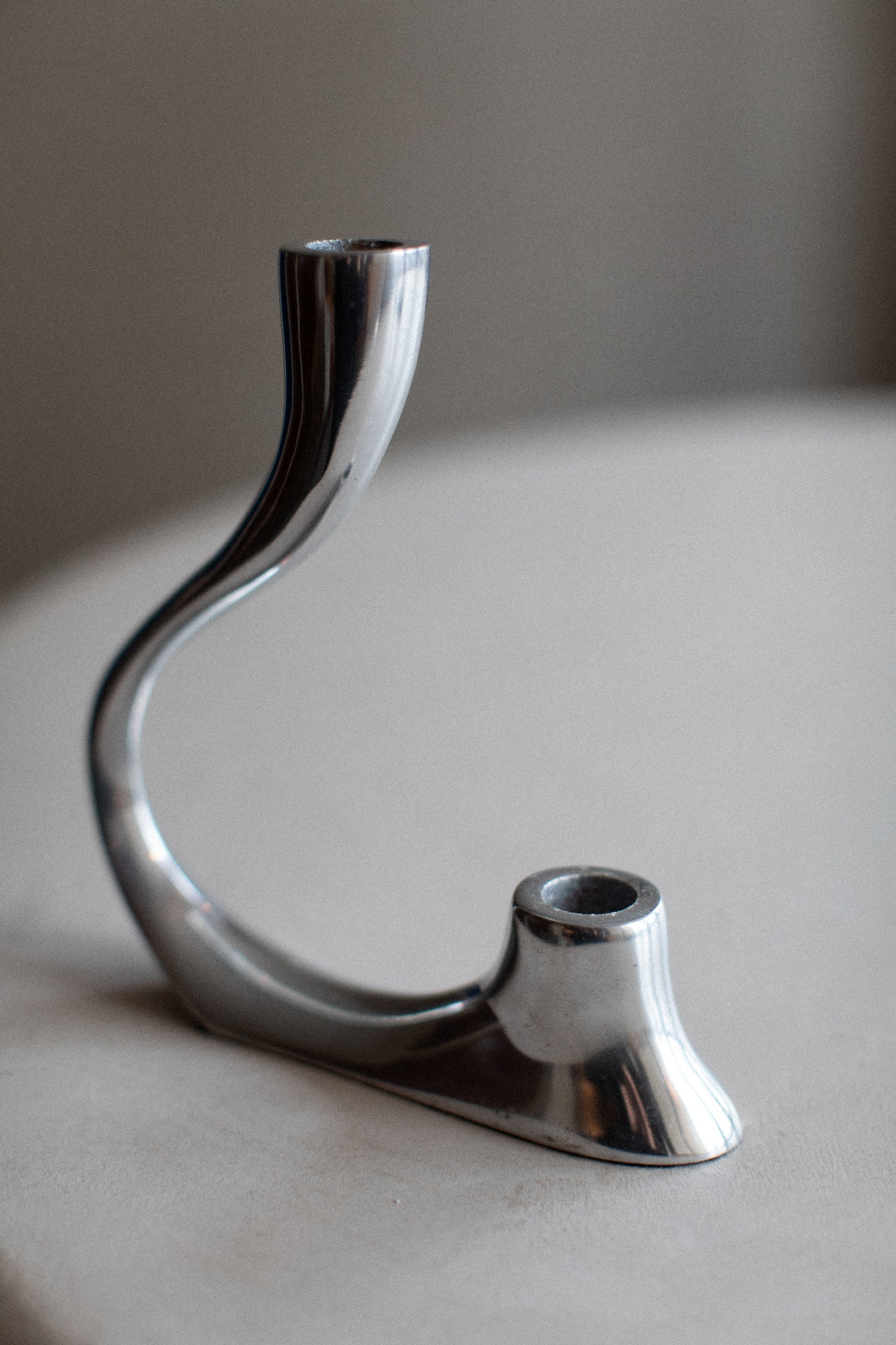 Chrome Candleholder