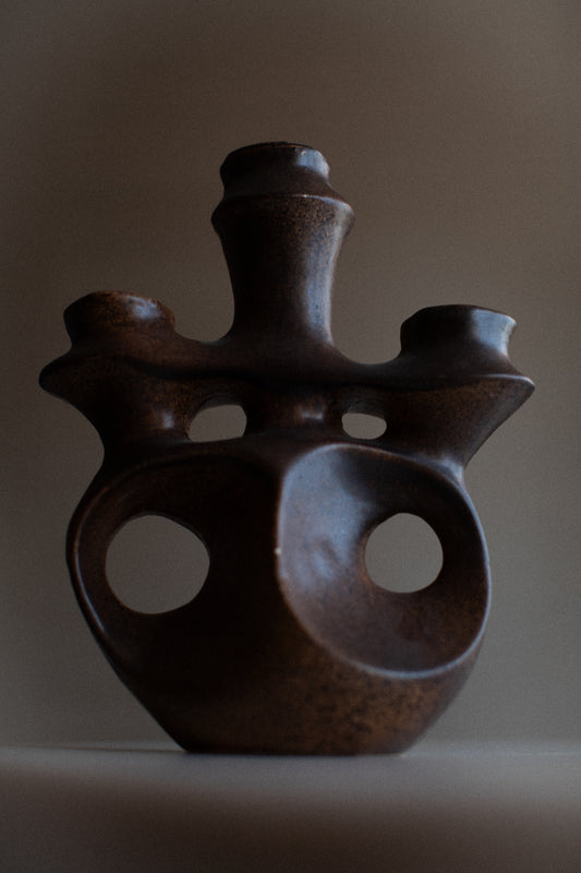 French Vintage Sculptural Vase