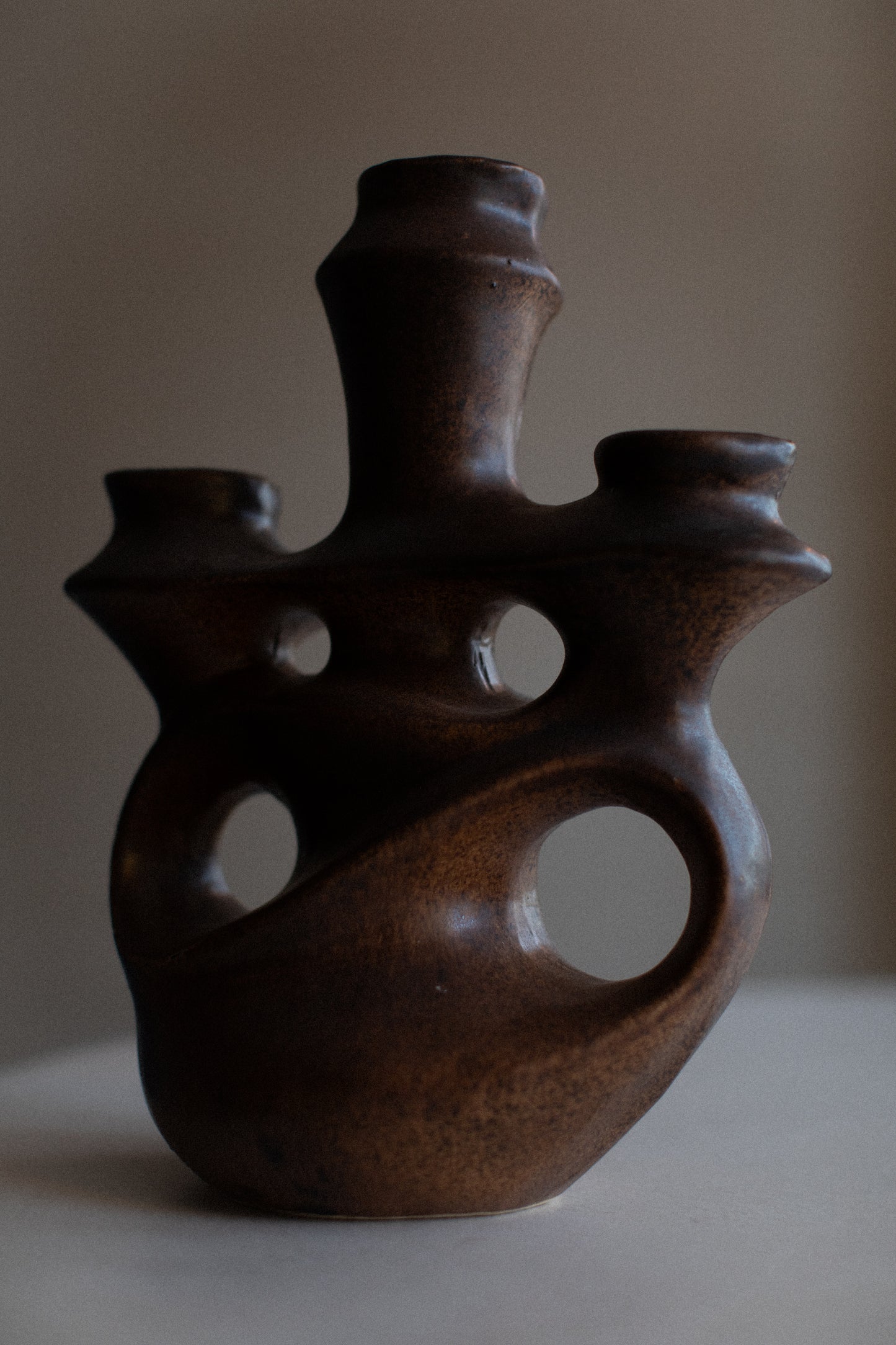 French Vintage Sculptural Vase