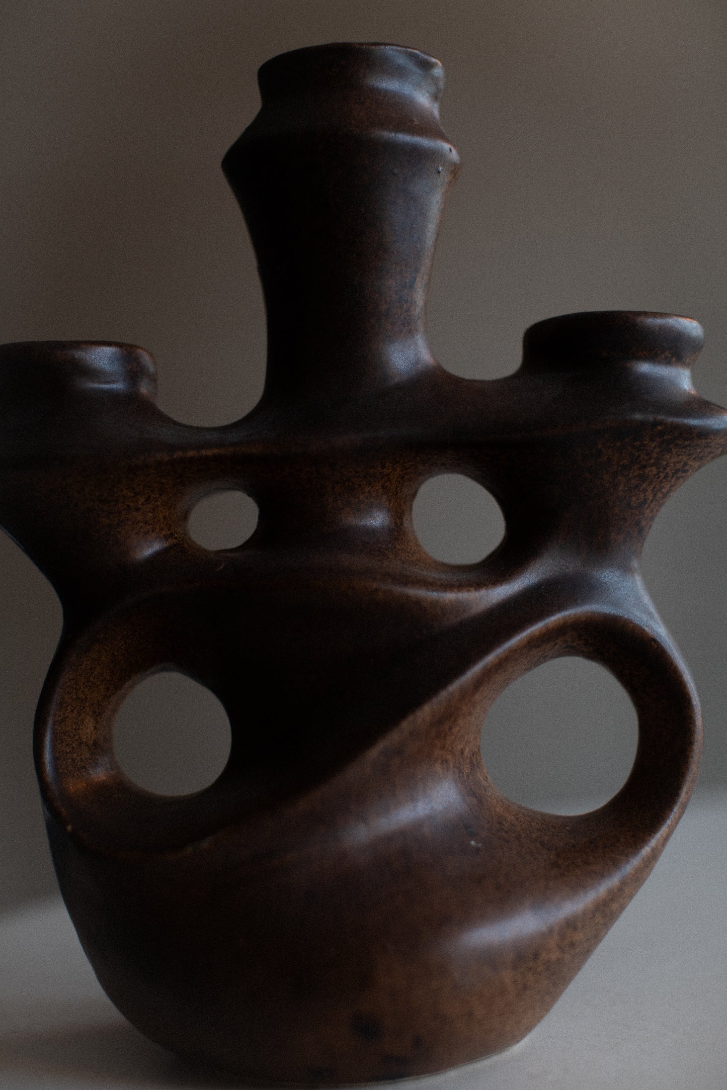 French Vintage Sculptural Vase