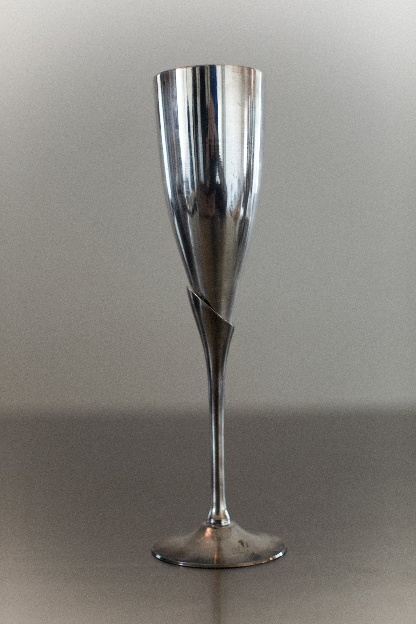 Steel Champagne Glass