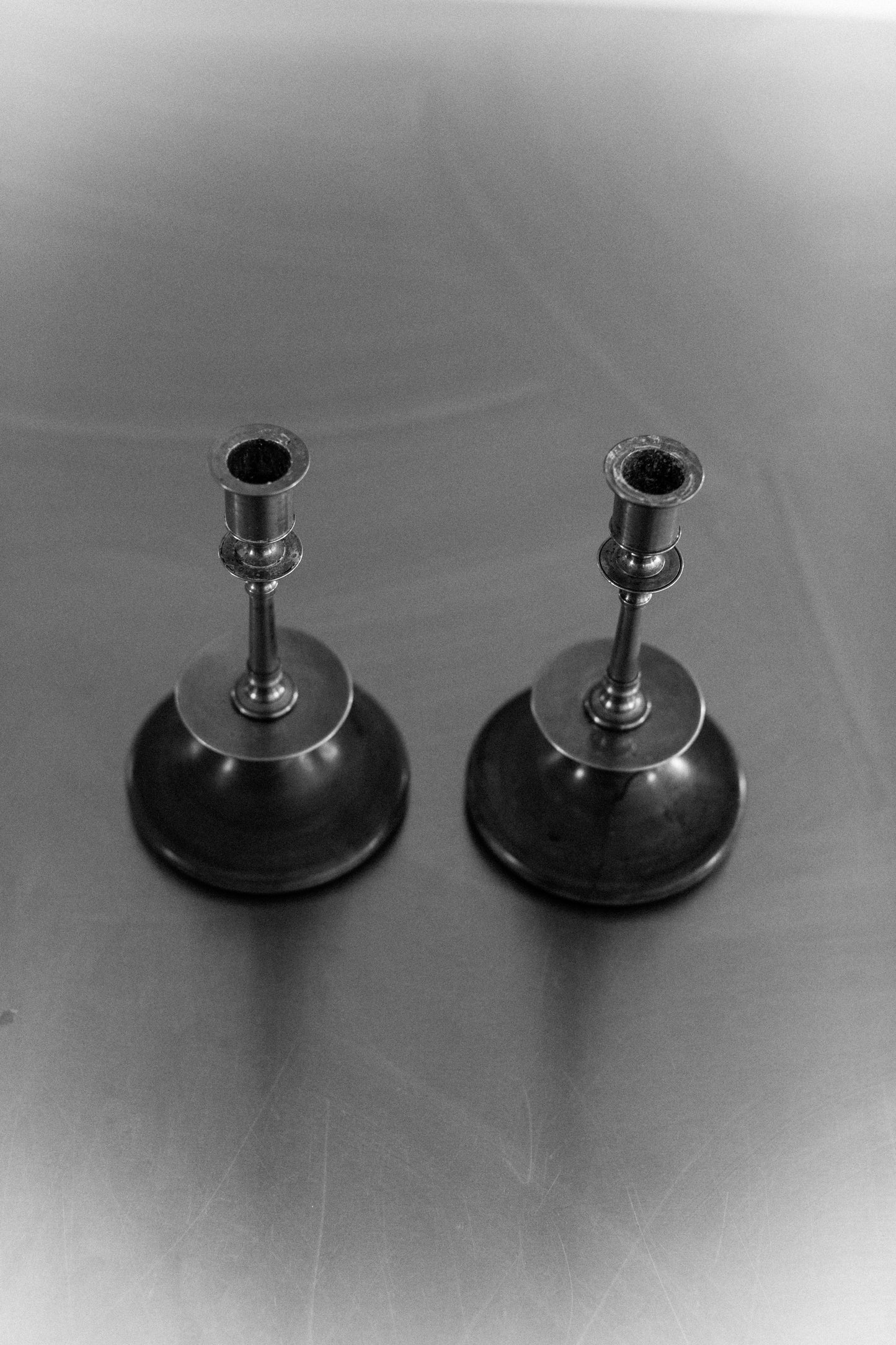 Steel & Wood Candleholders