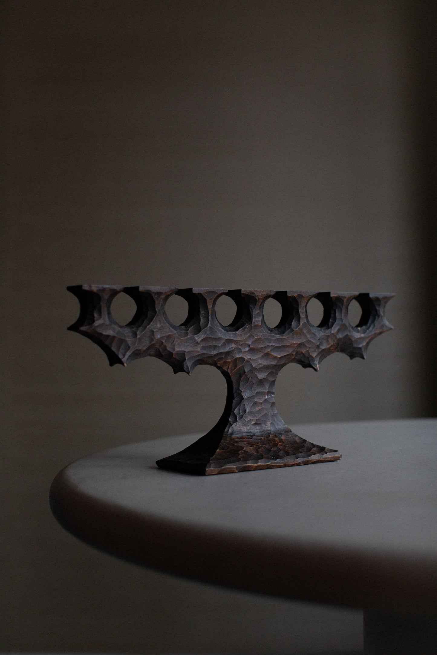 Wooden Candlestick