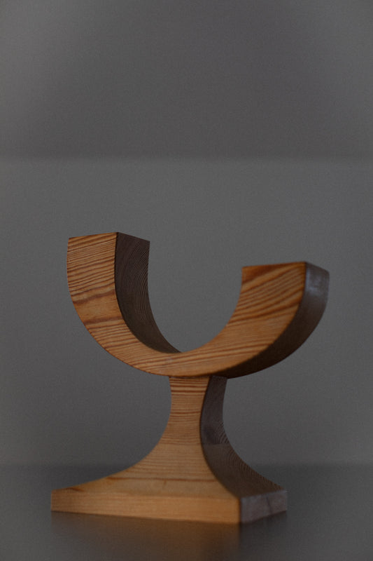 Wooden Candleholder