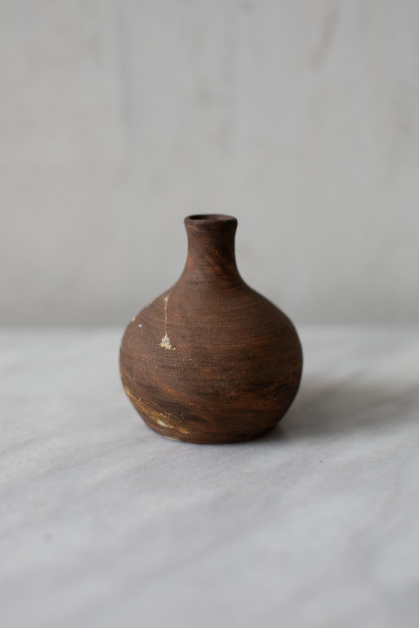 brown mini vase