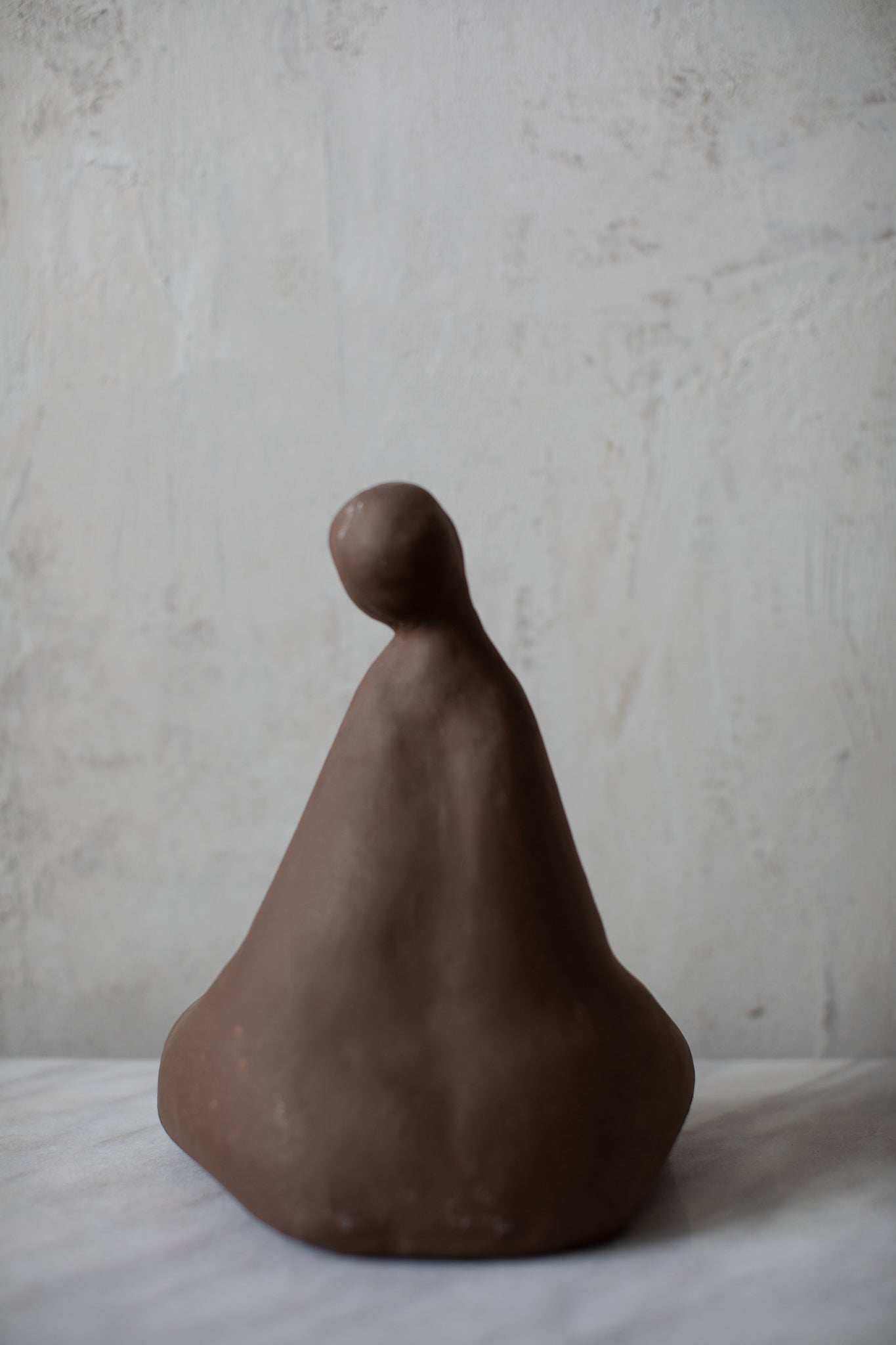 Brown Ceramic Sculpture