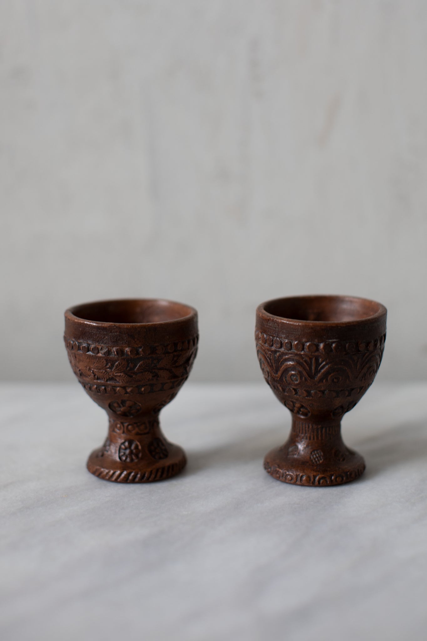 brown eggcups