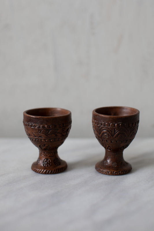 brown eggcups