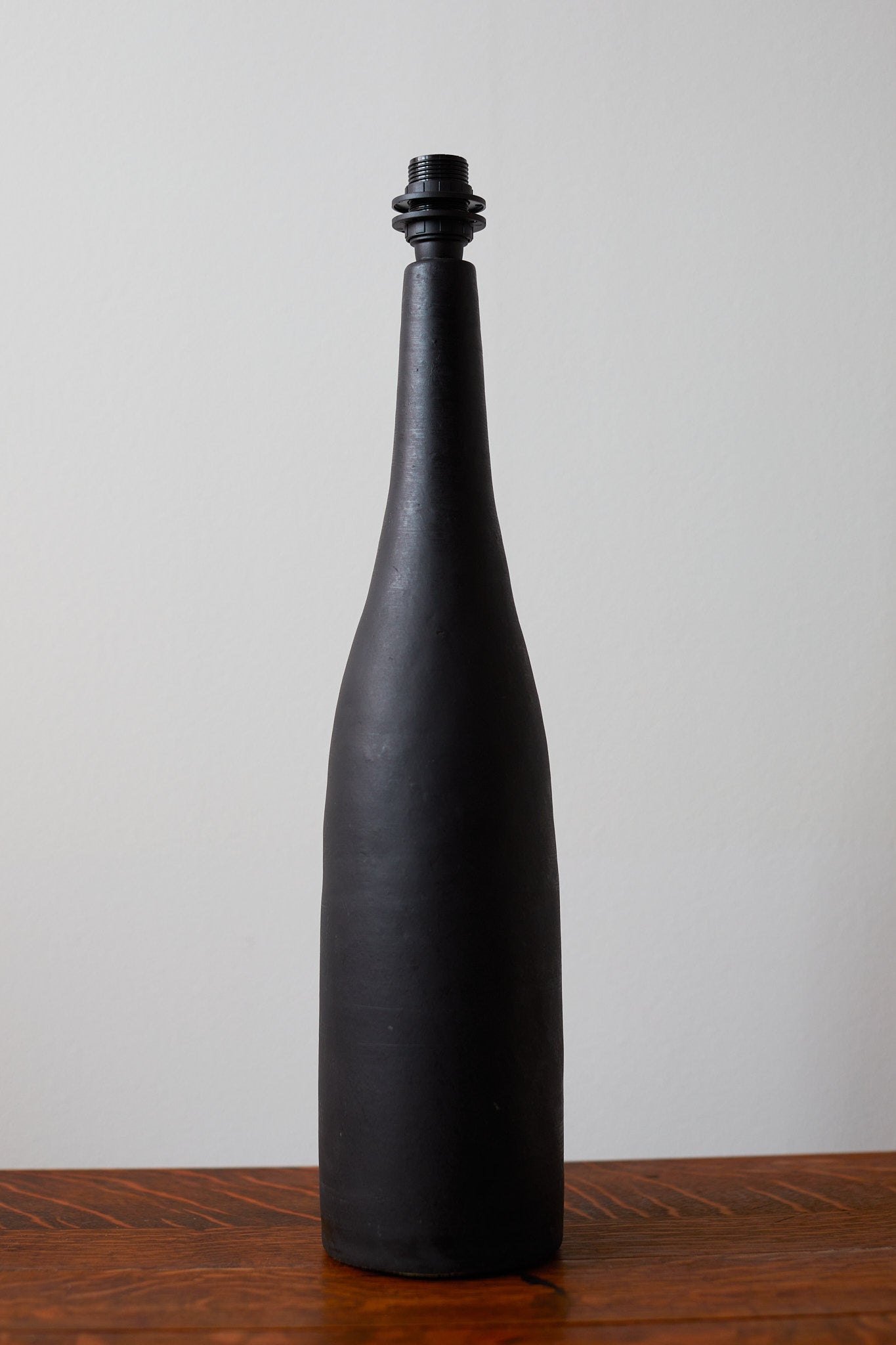 Black vintage ceramic lamp base