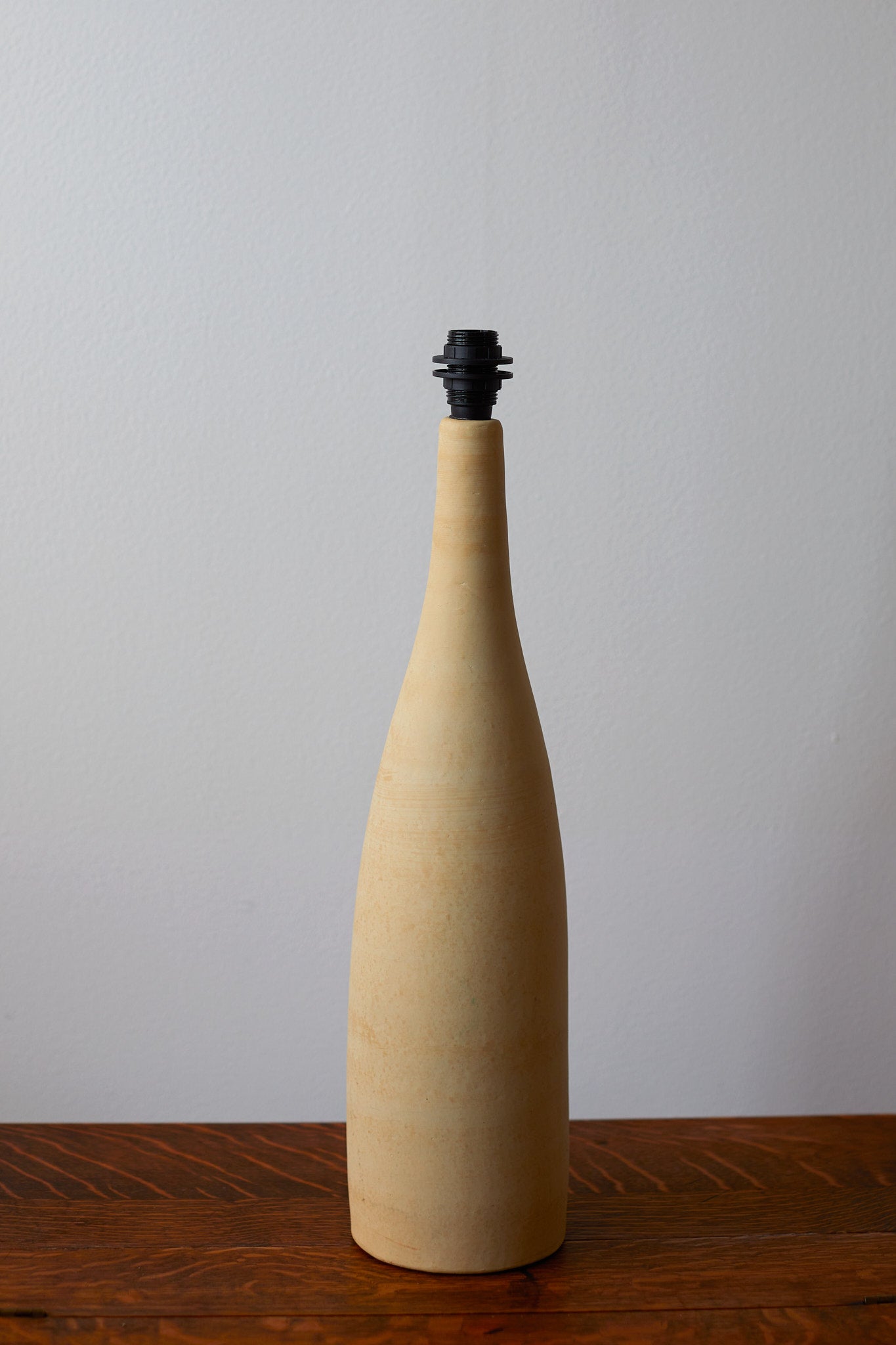 Beige vintage ceramic lamp base