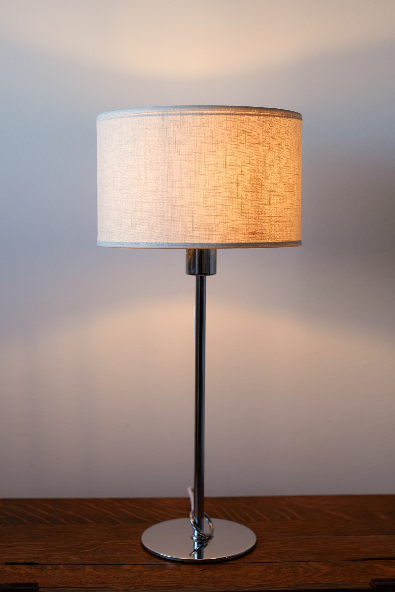 Chrome Table Lamp