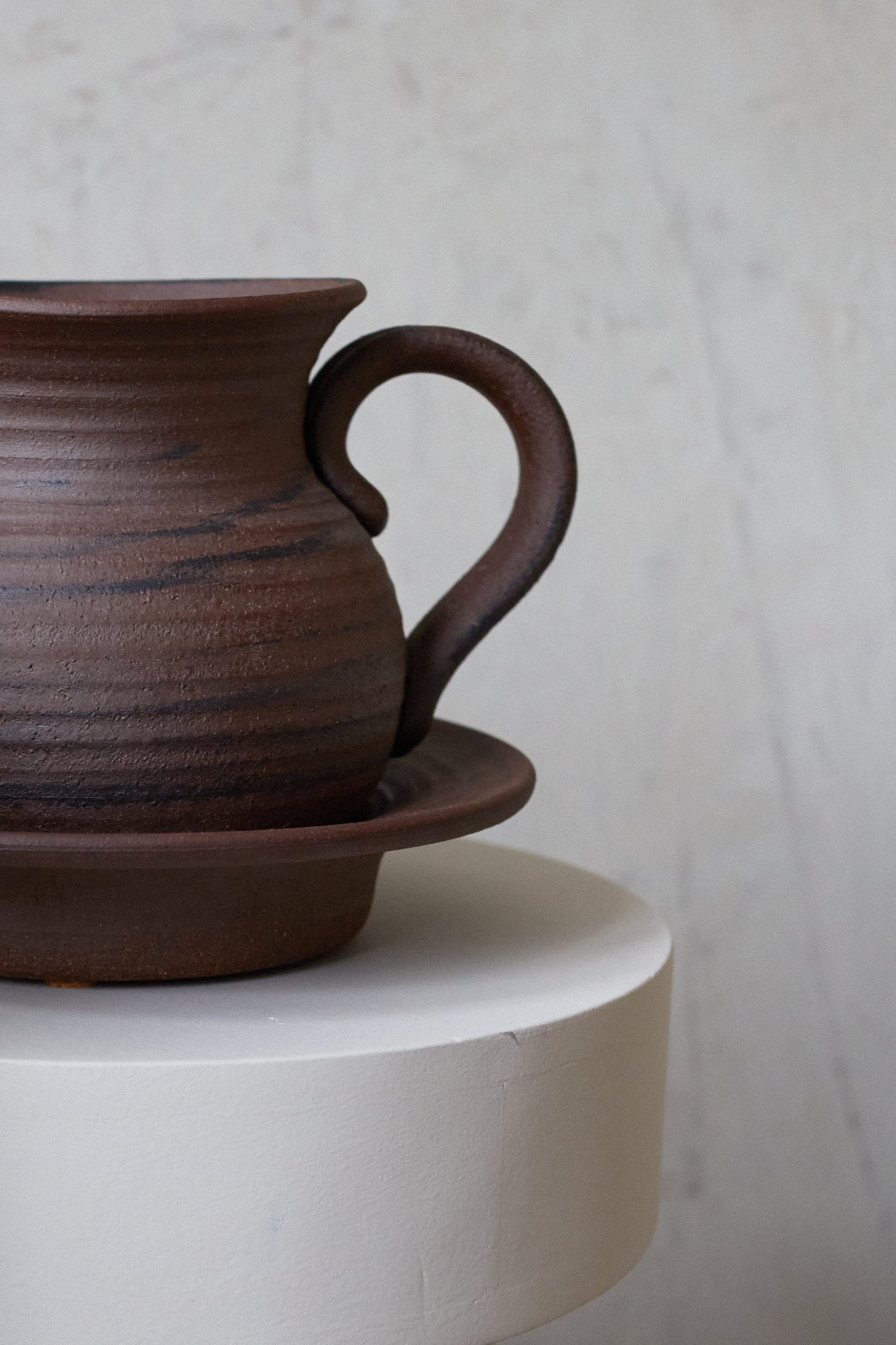 vintage ceramic pitcher and bowl