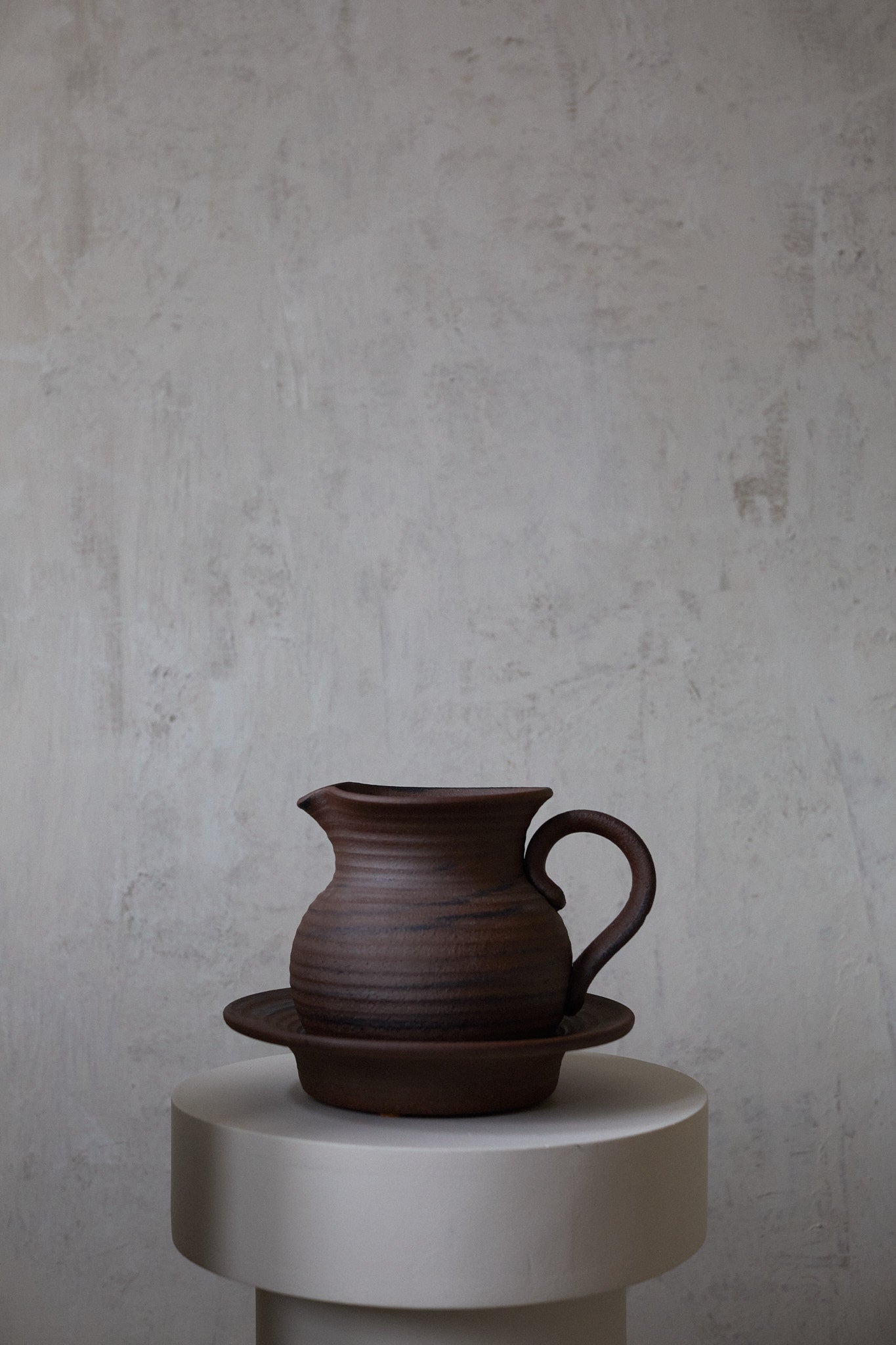 vintage ceramic pitcher and bowl