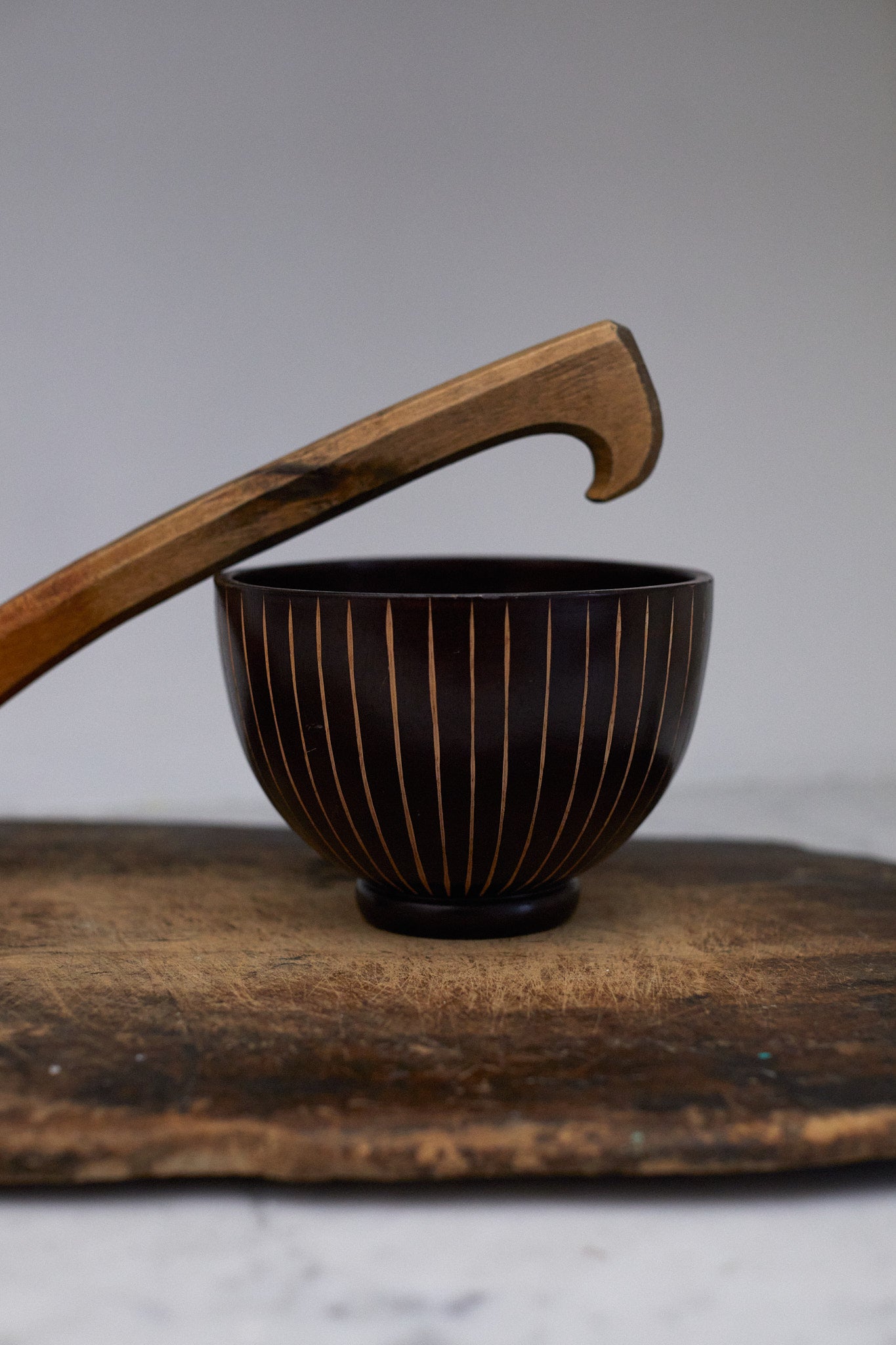 Vintage wooden bowl