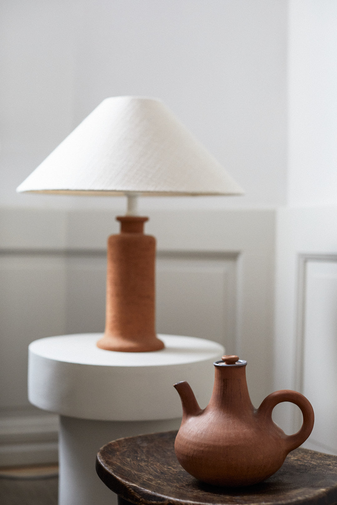 Vintage Ceramic Lamp and teapot