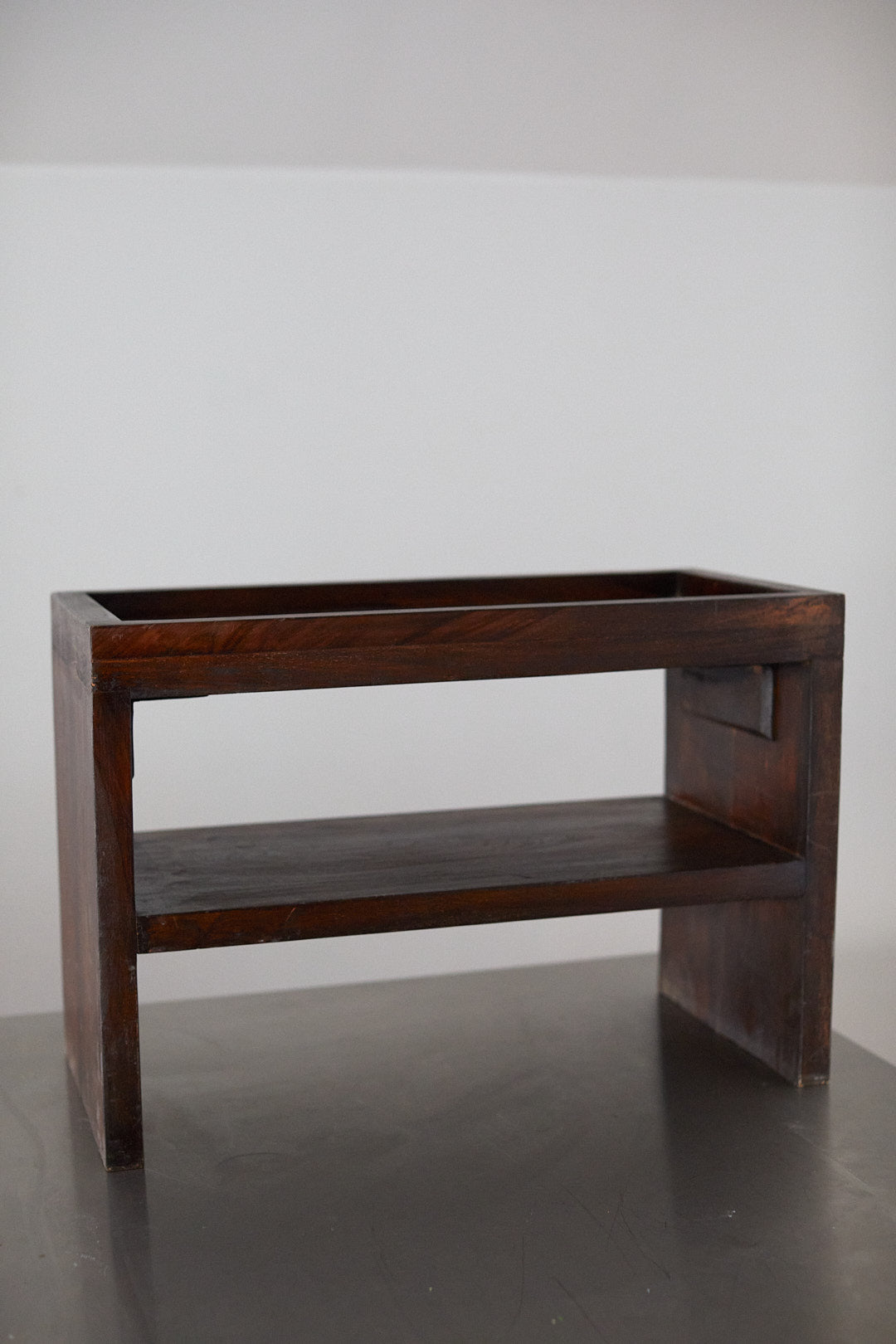 Vintage brutalist sideboard or bench in wood