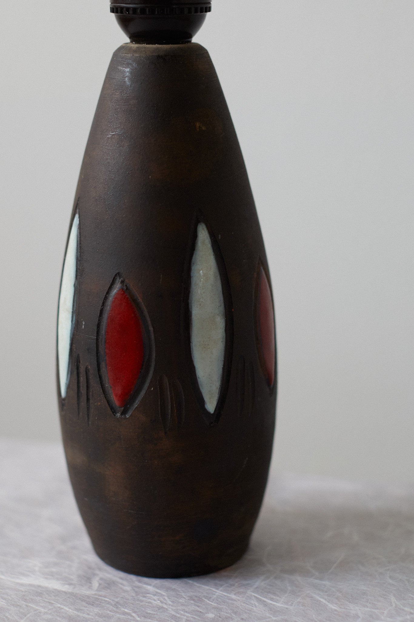 Small vintage ceramic lamp base from Tilgmans Keramik